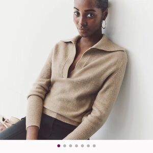 White House Black Market wide collar pullover sweater xs